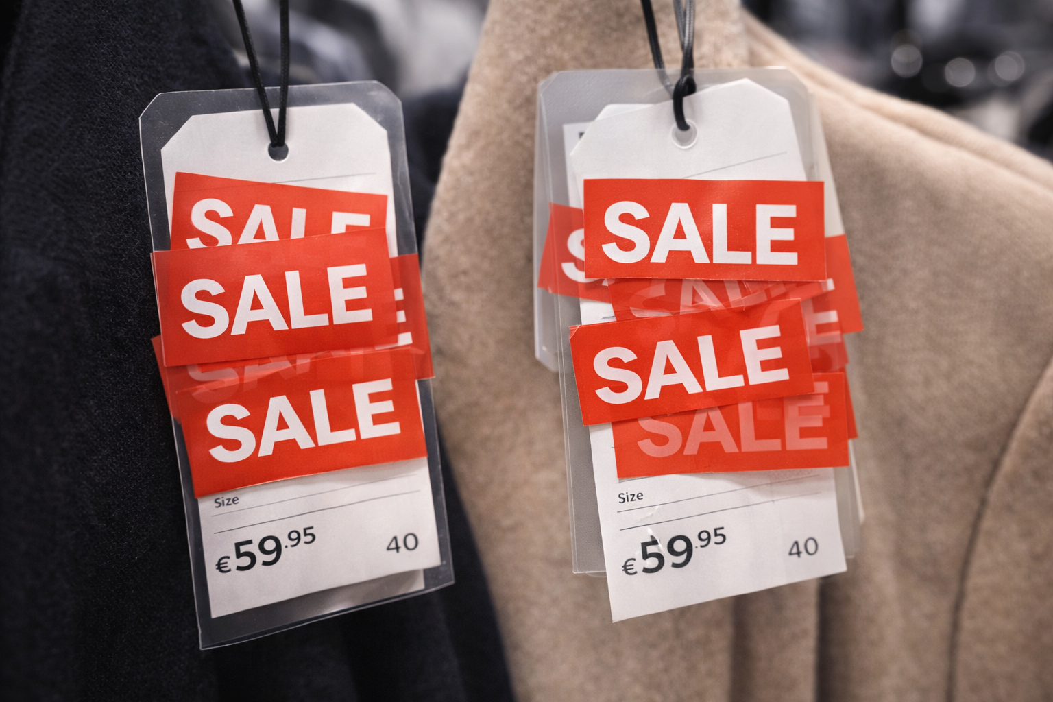 Preisschilder an Kleidung – intransparente Sale-Rabatte
